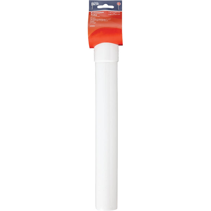 Do it 1-1/2 In. x 12 In. White Plastic Extension Tube