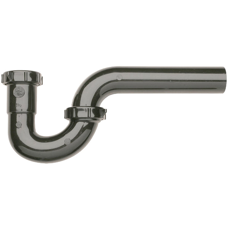 Do it 1-1/2 In., 1-1/4 In. Black Plastic P-Trap