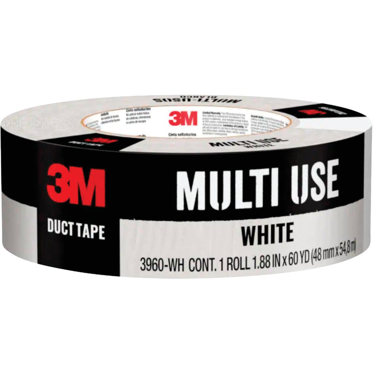 3M 1.88 In. x 60 Yd. Colored Duct Tape, White