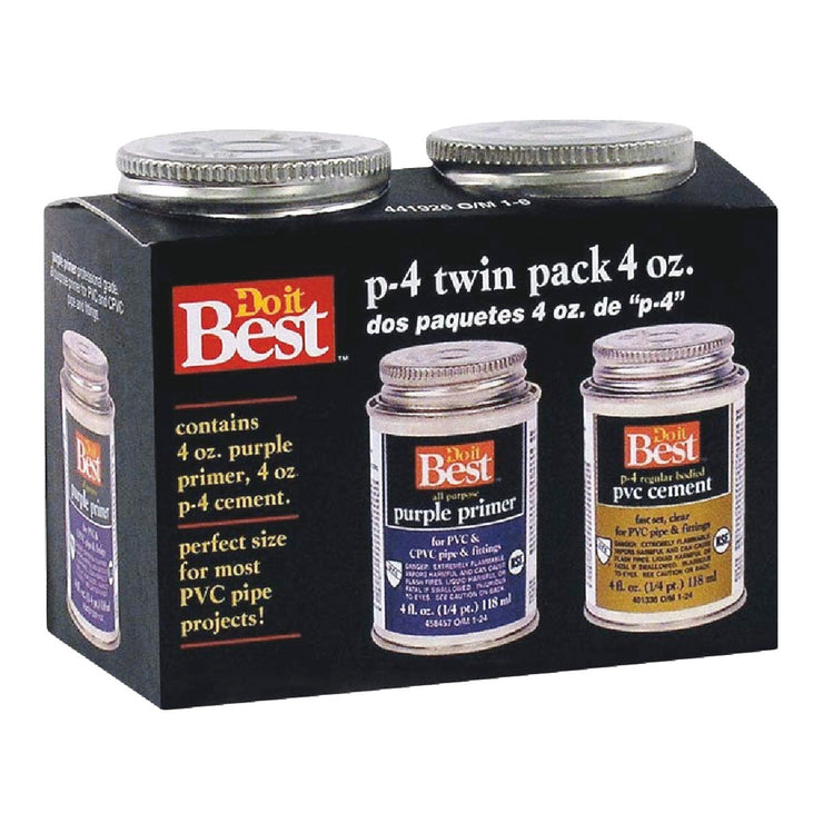 Do it Best 4 Oz. Regular Bodied Purple PVC Cement