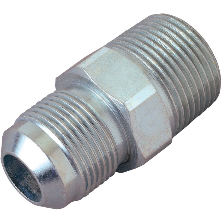 Dormont 1/2 In. OD Flare x 1/2 In. MIP (tapped 3/8 In. FIP) Brass Adapter Gas Fitting
