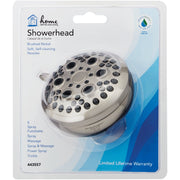 Home Impressions 5-Spray 1.8 GPM Fixed Showerhead, Brushed Nickel
