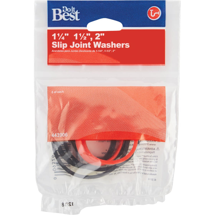 Do it Assorted Rubber Slip Joint Washers (6-Pack)
