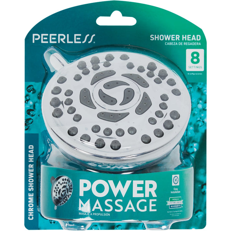 Peerless 8-Spray 1.75 GPM Fixed Showerhead, Chrome