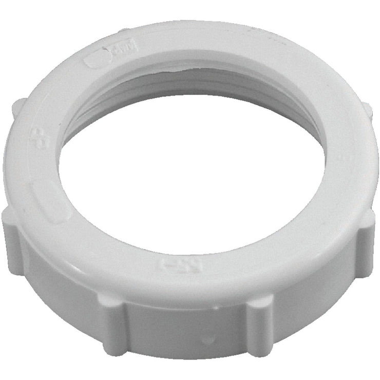 Do it 1-1/2 In. x 1-1/2 In. White Plastic Slip Joint Nut