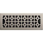 Imperial Templar 4 In. x 12 In. Brushed Nickel Steel Floor Register