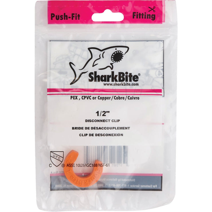 SharkBite 1/2 In. Plastic Disconnect Clip