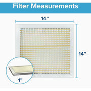 3M Filtrete 14 In. x 14 In. x 1 In. Basic Dust & Lint 300 MPR Furnace Filter