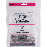 SharkBite 1/2 In. Stainless Steel PEX Cinch Clamps