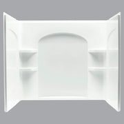 Sterling Ensemble 7122 Series 3-Piece 60 In. W x 33-1/4 In. D x 55-1/4 In. H Tub Wall Kit in White