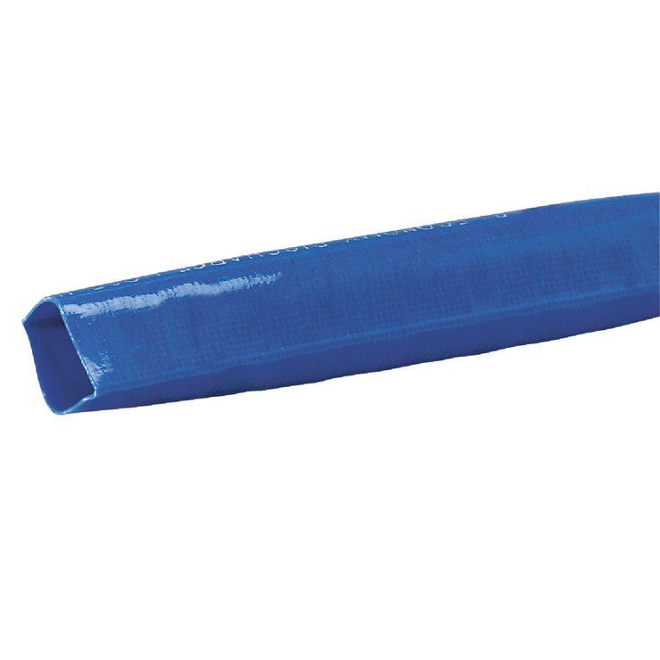 Abbott Rubber 1-1/2 In. x 150 Ft. Blue Lay Flat Economy Discharge Hose, Bulk