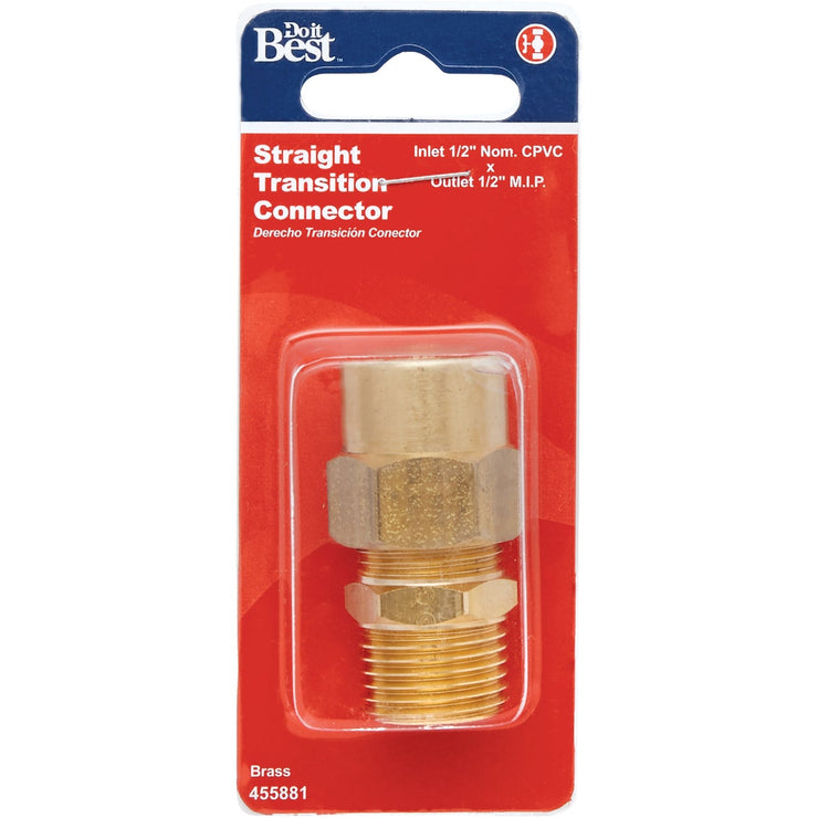 Do it 1/2 In. CPVC x 1/2 In. MIP Low Lead Male Brass CPVC Adapter