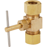 Do it 3/8 In. Tube x 3/8 In. Tube Brass Straight Needle Valve