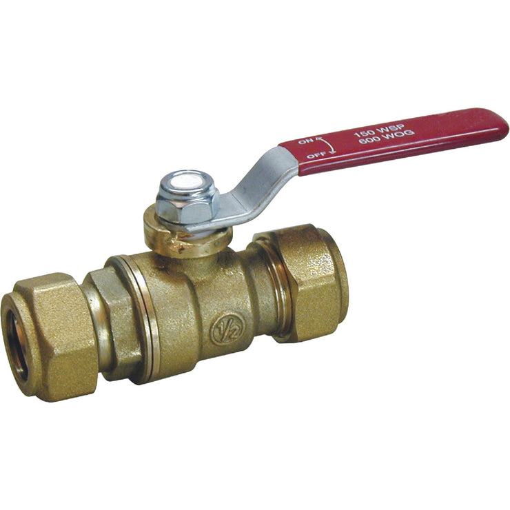 ProLine 1/2 In. C Forged Brass Compression Ball Valve