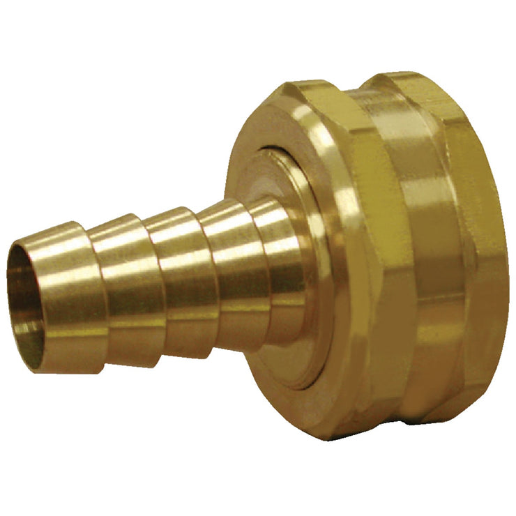Anderson Metals 3/4 In. Barb x 3/4 In. FHT Brass Hose Swivel