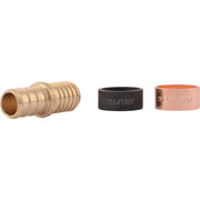 SharkBite Crimp Transition Low Lead 1/2 In. Polybutylene, Brass PEX Coupling