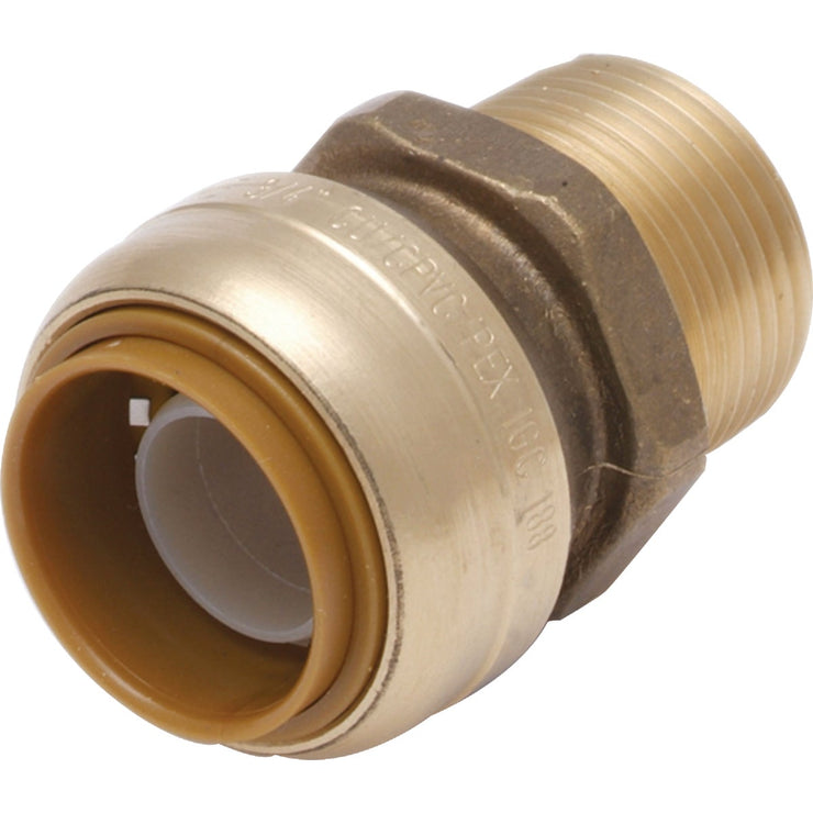 SharkBite 3/4 In. x 3/4 In. MNPT Straight Brass Push-to-Connect Male Adapter