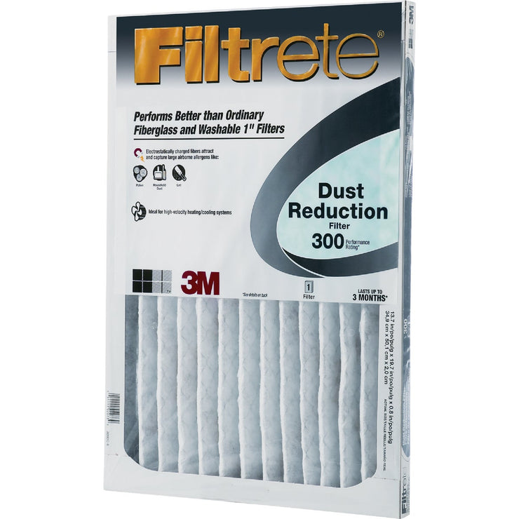 3M Filtrete 20 In. x 25 In. x 1 In. Dust Reduction 300 MPR Furnace Filter