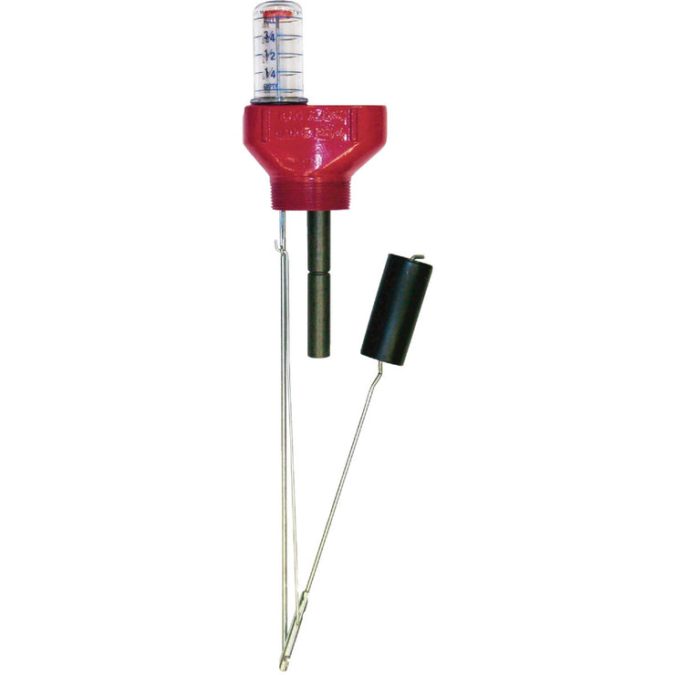 King 2 In. MNPT x 2 FNPT Oil Tank Combination Vertical Fill Alarm and Tank Gauge