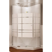 Maax 36 In. W. x 74 In. H. x 36 In. L. White Polystyrene Shower Stall