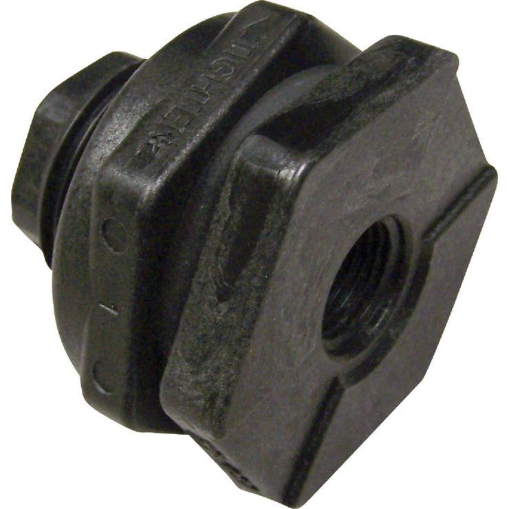 Abbott Rubber 1/2 In. Bulkhead Adapter