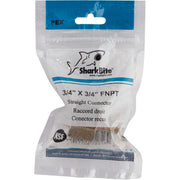 SharkBite 1/2 In. x 1/2 In. x 3/4 In. Barb Reducing Brass PEX Tee