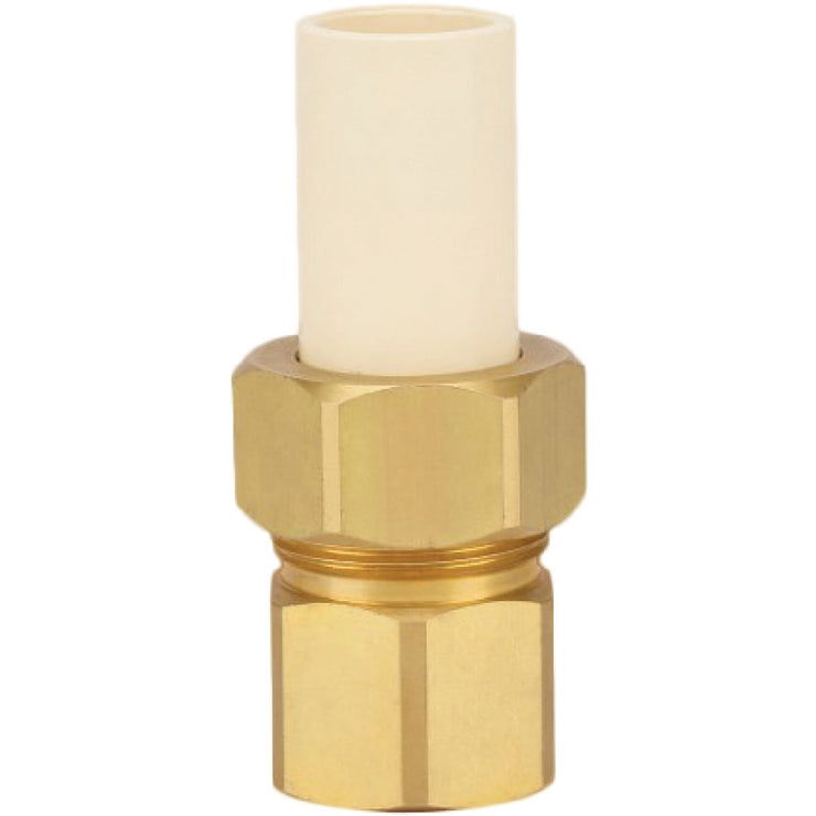 Homewerks 1/2 In. Slip x 1/2 In. FIP CPVC Transition Brass Union