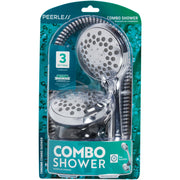 Peerless 3-Spray 1.75 GPM Combo Handheld Shower and Showerhead, Chrome