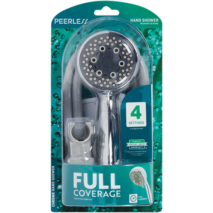 Peerless 4-Spray 1.75 GPM Handheld Shower, Chrome