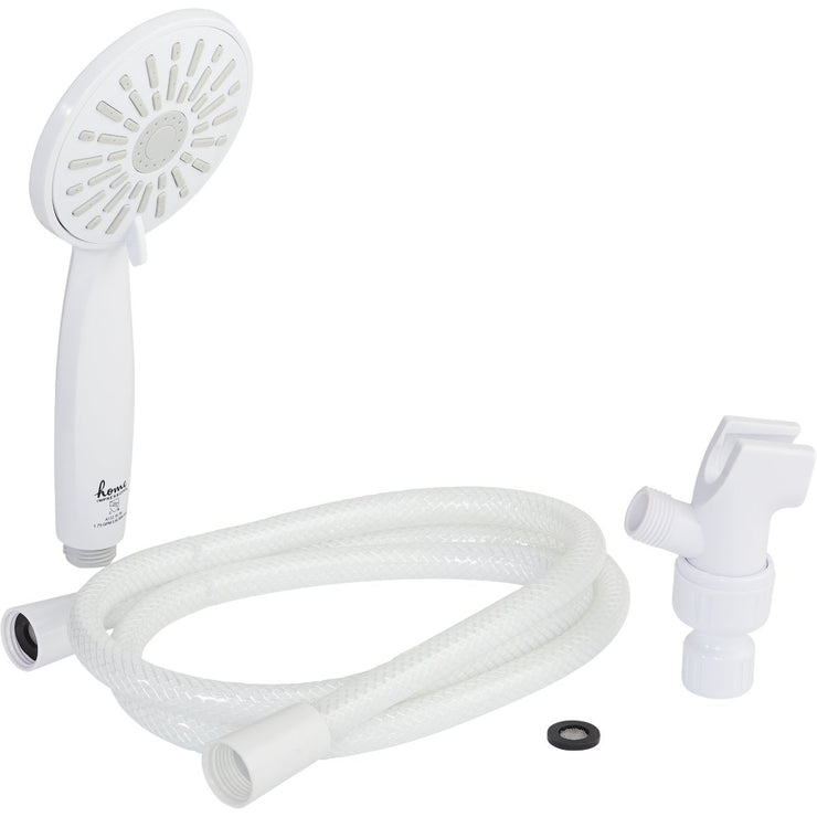 Home Impressions 3-Spray 1.8 GPM Handheld Shower, White