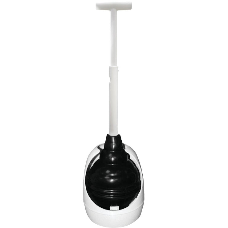 Korky Beehive Max HideAway Telescoping Plunger with Holder