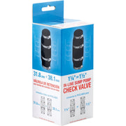 Drainage Industries 1-1/4 In. ABS In-Line Sump Pump Check Valve