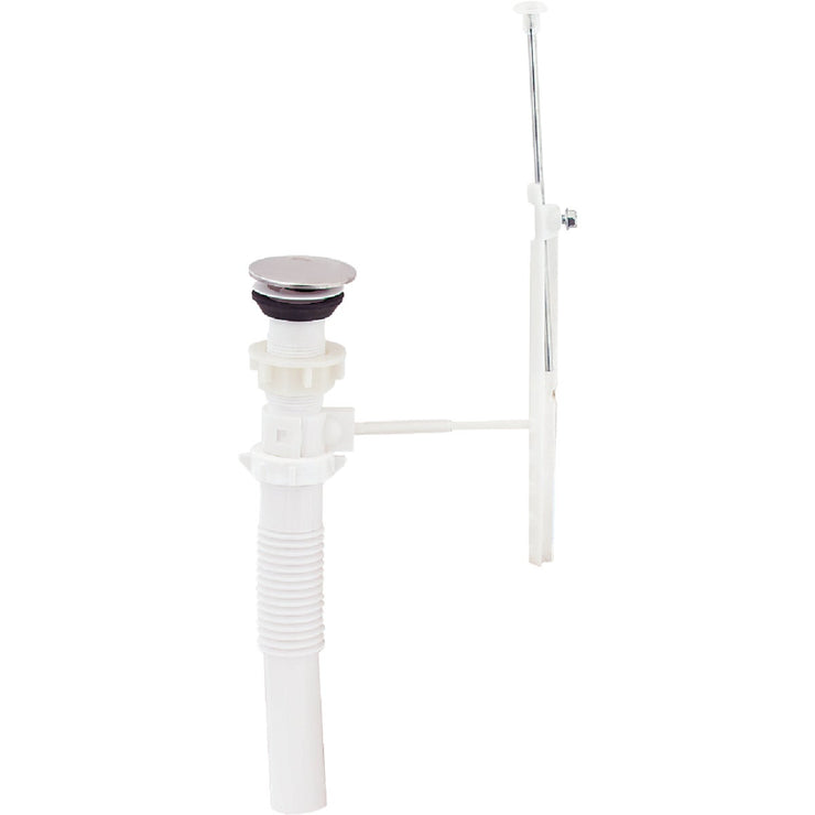 Do it 1-1/4 In. Chrome-Plated/Plastic Flexible Pop-Up Assembly