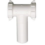 Do it 1-1/2 In. Plastic Slip Joint Center Outlet Tee and Tailpiece