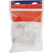 Do it Best 1-1/2 In. or 1-1/4 In. White Plastic J-Bend, Bagged