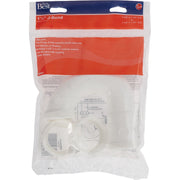 Do it Best 1-1/2 In. or 1-1/4 In. White Plastic J-Bend, Bagged