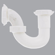 Do it 1-1/2 In. x 1-1/4 In. White Plastic Sink Trap