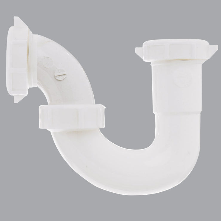 Do it 1-1/2 In. x 1-1/4 In. White Plastic Sink Trap