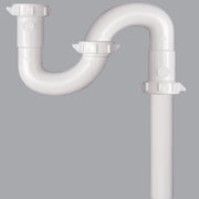 Do it 1-1/4 In. x 1-1/4 In. White Plastic S-Trap