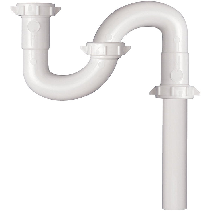 Do it 1-1/4 In. x 1-1/4 In. White Plastic S-Trap