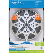 Oxygenics PowerBurst 6-Spray 1.8 GPM Rainshower Fixed Showerhead, Chrome