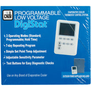 Dial DigiStat Programmable Low Voltage Evaporative Cooler Thermostat