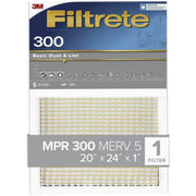 3M Filtrete 20 In. x 24 In. x 1 In. Basic Dust & Lint 300 MPR Furnace Filter