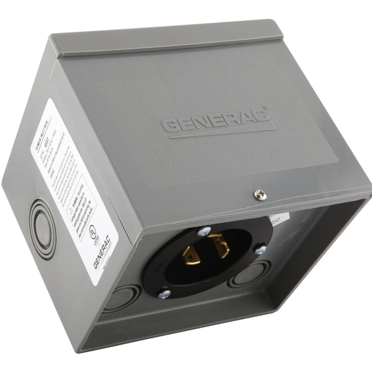 Resin 30A Generator Power Inlet Box