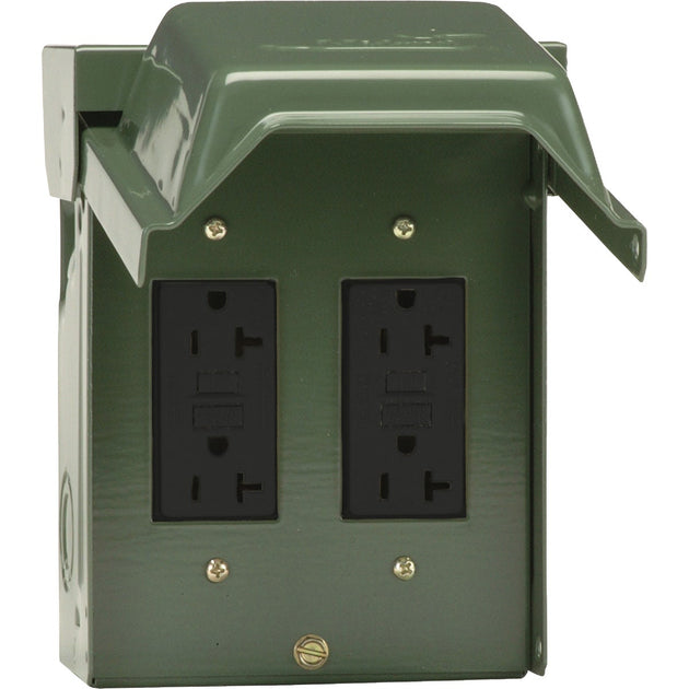 GE Backyard GFCI Outlet With 2 Receptacles – Hemlock Hardware