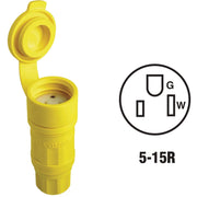 Leviton 15A 125V 3-Wire 2-Pole Wetguard Cord Connector