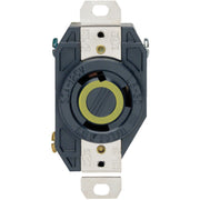 Leviton 30A 125V Black Industrial Grade L5-30R Locking Outlet Receptacle