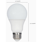 Satco 60W Equivalent Warm White A19 Medium LED Light Bulb (4-Pack)