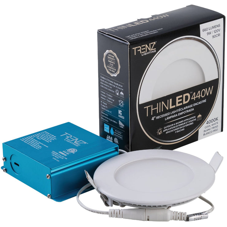 HALO 4 In. LED Direct Mount 1000 Lumen Recessed Light