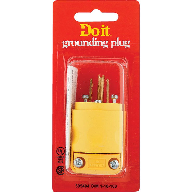 Do it 15A 125V 3-Wire 2-Pole Residential Grade Cord Plug